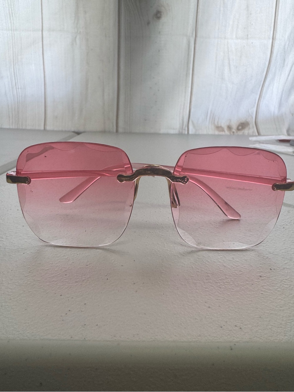 Gradient Rimless Sunglasses (Pick1) - Picture 7 of 9